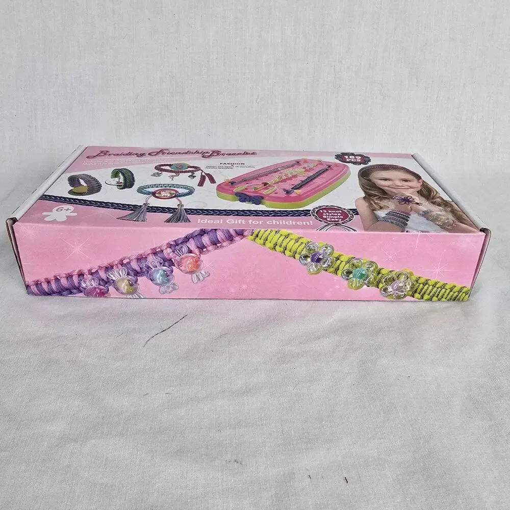 Onwoli Braiding Friendship Bracelet Making Kit Pink Colorful 189 Pieces NIB